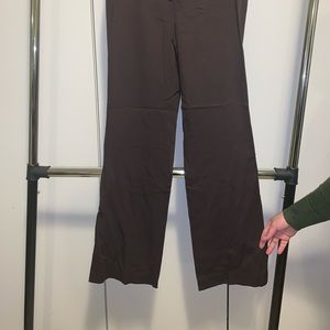 Brown suit pants